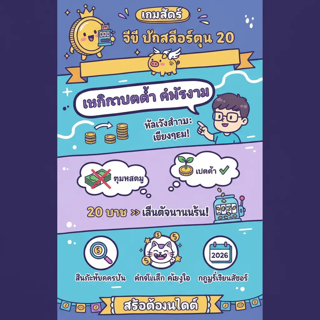 วิธี ปั่นสล็อตทุน 20 - เกมสล็อต