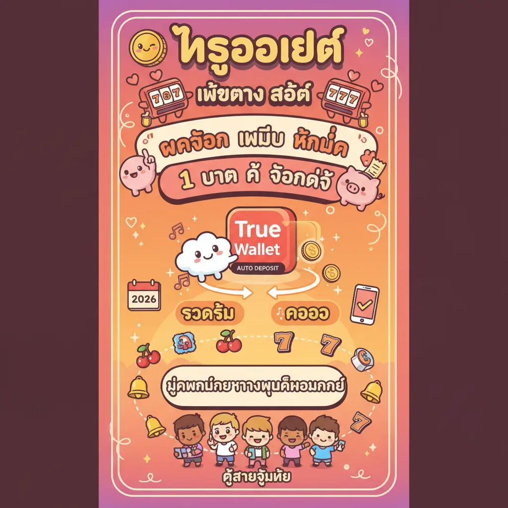 เว็บตรง สล็อต ฝากถอน ไม่มี ขั้นต่ำ 1 บาท ก็ ถอนได้ - ทรูวอเลท