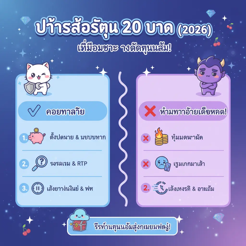 วิธี ปั่นสล็อตทุน 20 - สล็อตทุนน้อย